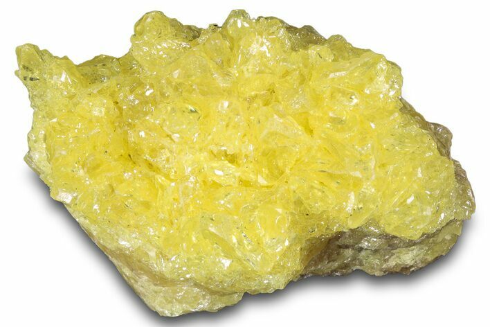 Bright-Yellow Sulfur Crystals - Bolivia #305269